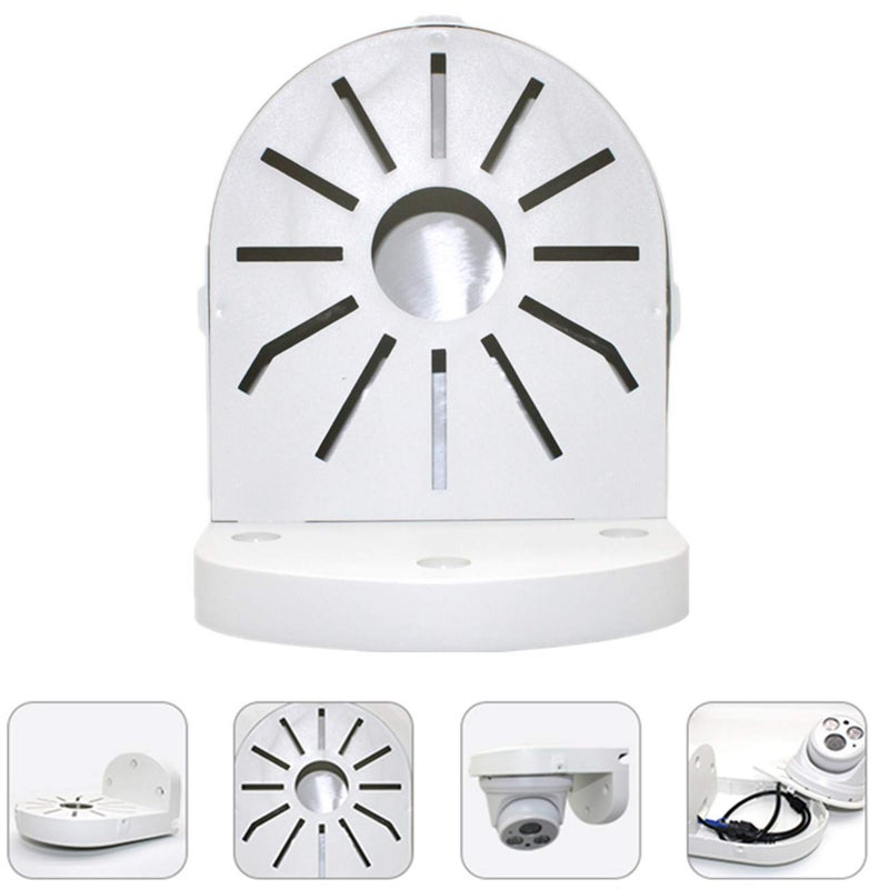 BeElion L-Shape Universal ABS Dome Camera Bracket - Weatherproof Wall/Ceiling Mount for Hikvision & More, with Integrated Cable Management - Image 2